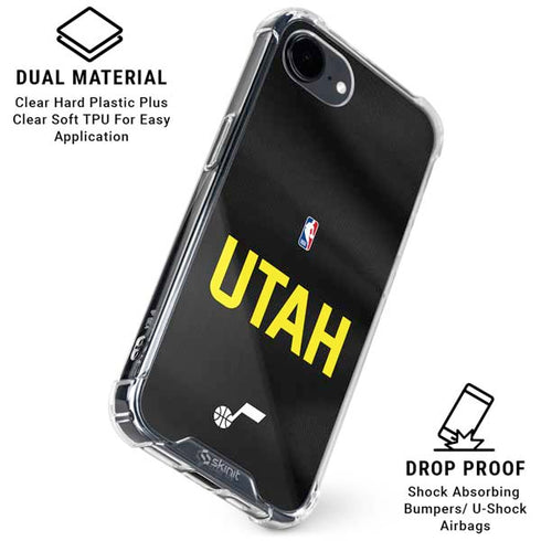 NBA Utah Jazz Jersey iPhone 16e Clear Case