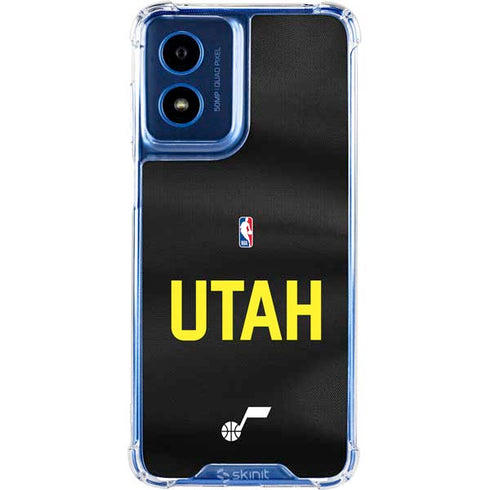 NBA Utah Jazz Jersey Moto G Play 4G (2024) Clear Case