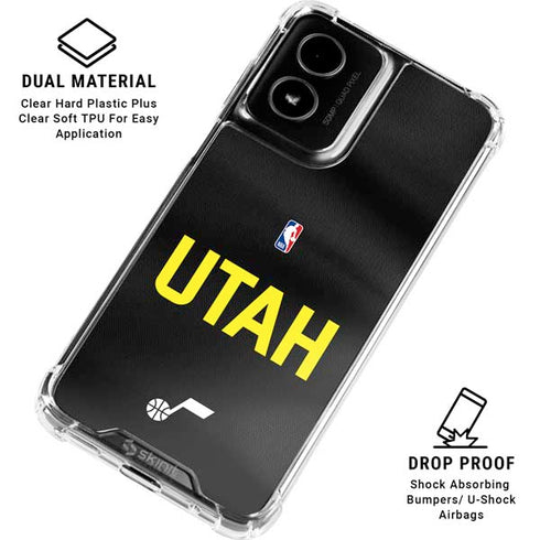 NBA Utah Jazz Jersey Moto G Power 5G (2024) Clear Case