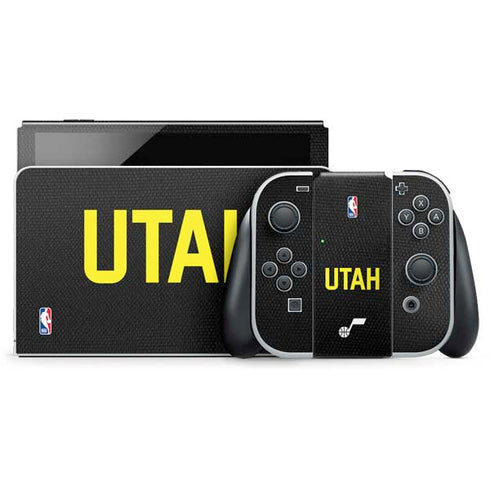 NBA Utah Jazz Jersey Nintendo Switch OLED (2021) Skin