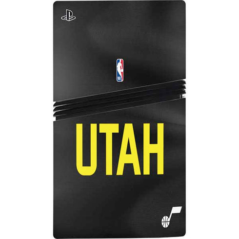 NBA Utah Jazz Jersey PS5 Pro Disk Console Skin