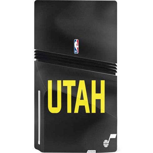 NBA Utah Jazz Jersey PS5 Pro Disk Console Skin