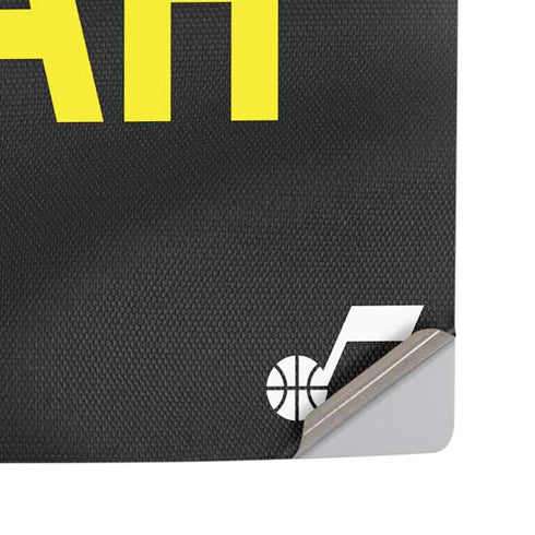 NBA Utah Jazz Jersey PS5 Pro Disk Console Skin