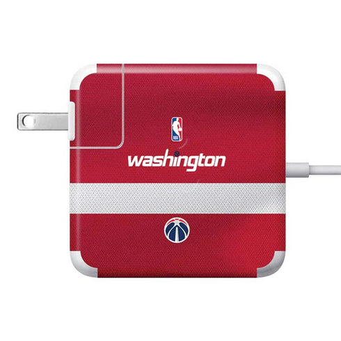 NBA Washington Wizards Jersey 85W Power Adapter (15 and 17 inch MacBook Pro Charger) Skin