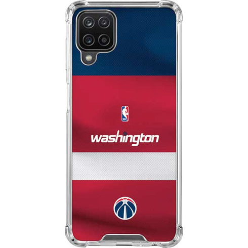 NBA Washington Wizards Jersey Galaxy A12 Clear Case