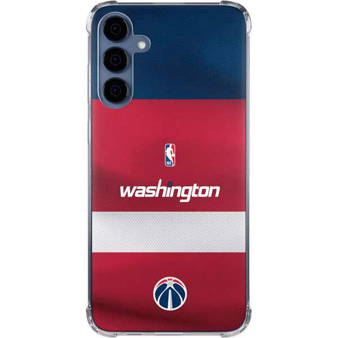 NBA Washington Wizards Jersey Galaxy A55 5G Clear Case