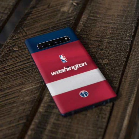 NBA Washington Wizards Jersey Galaxy S10 Skin