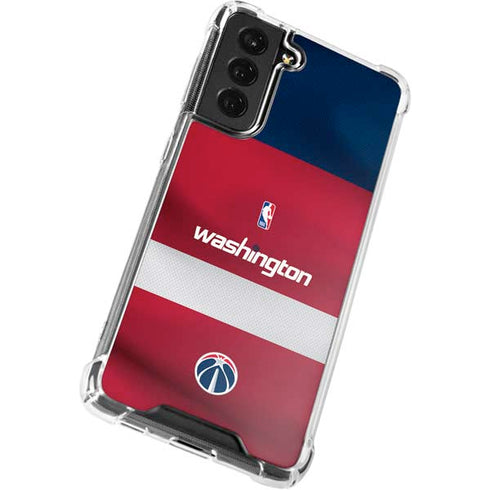 NBA Washington Wizards Jersey Galaxy S21 FE Clear Case