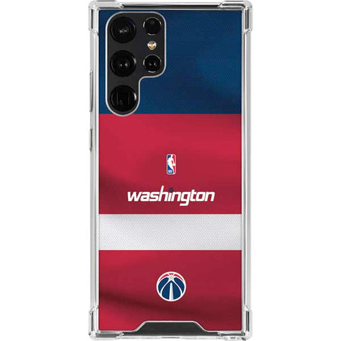 NBA Washington Wizards Jersey Galaxy S22 Ultra Clear Case