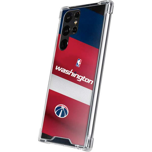 NBA Washington Wizards Jersey Galaxy S22 Ultra Clear Case