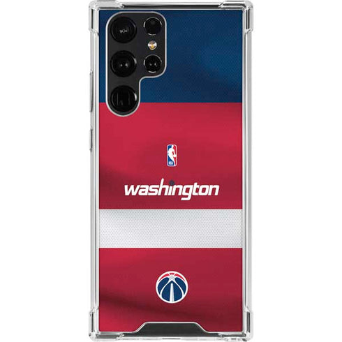 NBA Washington Wizards Jersey Galaxy S23 Ultra Clear Case