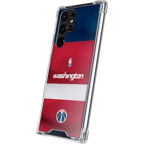 NBA Washington Wizards Jersey Galaxy S23 Ultra Clear Case