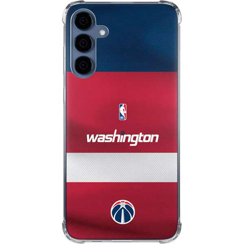 NBA Washington Wizards Jersey Galaxy S24 Clear Case