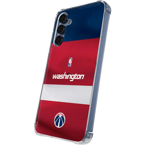 NBA Washington Wizards Jersey Galaxy S24 Clear Case