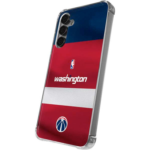 NBA Washington Wizards Jersey Galaxy S24 Plus Clear Case