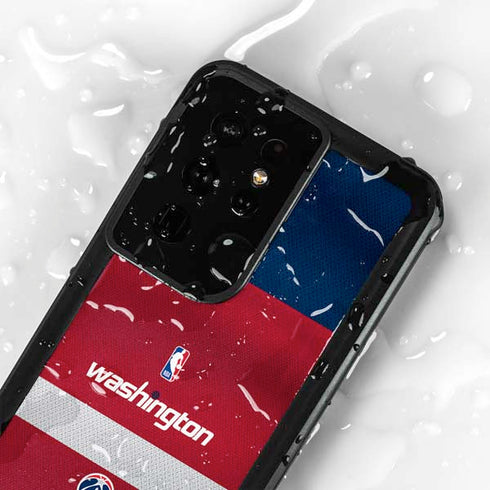 NBA Washington Wizards Jersey Galaxy S24 Ultra Waterproof Case