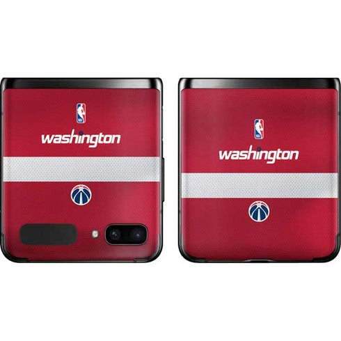 NBA Washington Wizards Jersey Galaxy Z Flip Skin