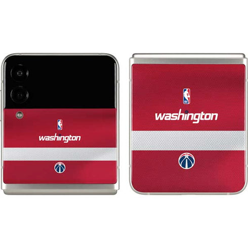 NBA Washington Wizards Jersey Galaxy Z Flip3 5G Skin