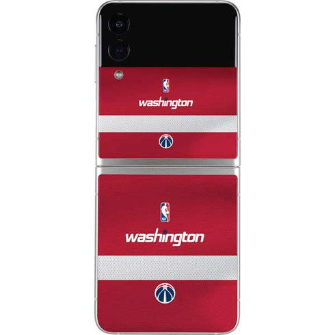 NBA Washington Wizards Jersey Galaxy Z Flip3 5G Skin