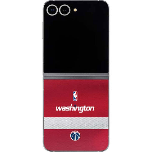 NBA Washington Wizards Jersey Galaxy Z Flip6 Skin