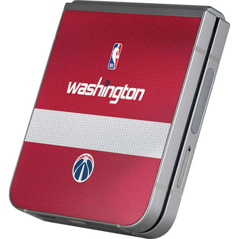 NBA Washington Wizards Jersey Galaxy Z Flip6 Skin