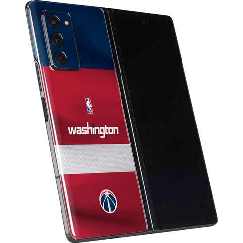 NBA Washington Wizards Jersey Galaxy Z Fold2 5G Skin