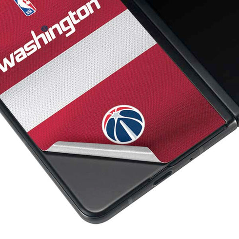 NBA Washington Wizards Jersey Galaxy Z Fold3 5G Skin