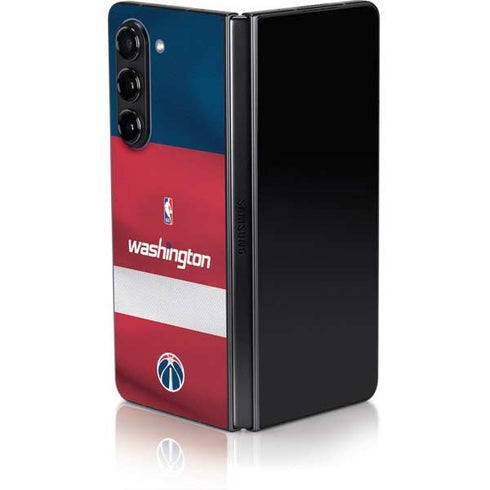 NBA Washington Wizards Jersey Galaxy Z Fold5 5G Skin