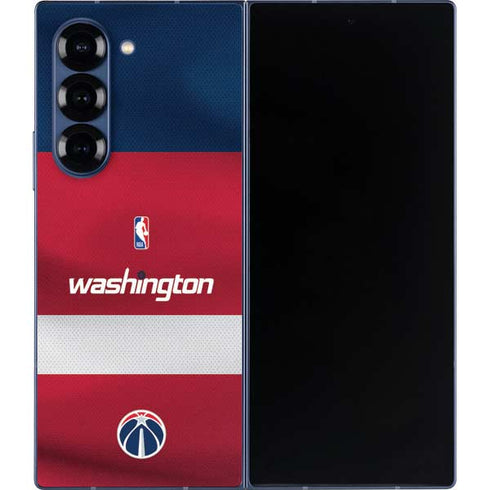 NBA Washington Wizards Jersey Galaxy Z Fold6 Skin
