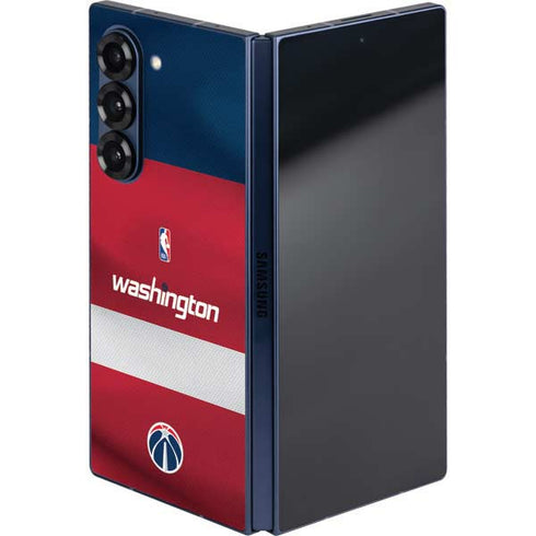 NBA Washington Wizards Jersey Galaxy Z Fold6 Skin
