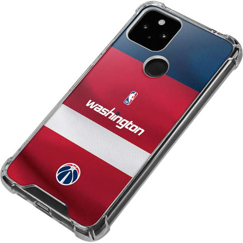 NBA Washington Wizards Jersey Google Pixel 4a 5G Clear Case