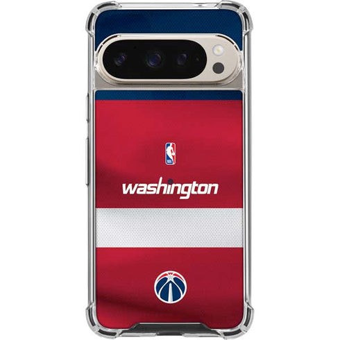 NBA Washington Wizards Jersey Google Pixel 9 Pro XL Clear Case