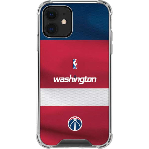 NBA Washington Wizards Jersey iPhone 12 Clear Case