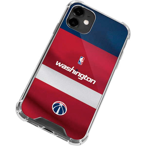 NBA Washington Wizards Jersey iPhone 12 Clear Case