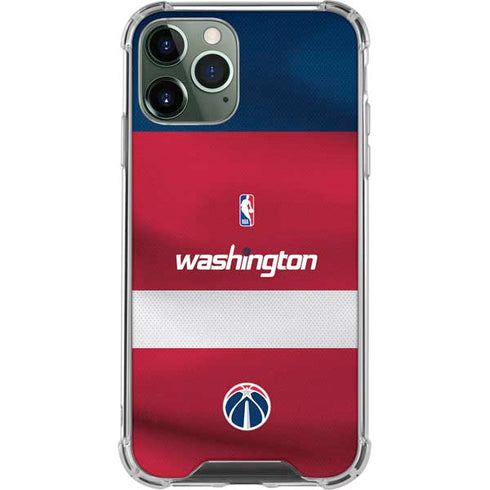 NBA Washington Wizards Jersey iPhone 12 Pro Max Clear Case