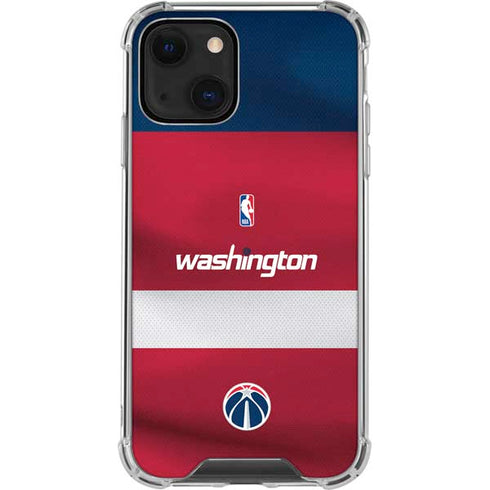 NBA Washington Wizards Jersey iPhone 13 Clear Case