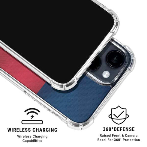 NBA Washington Wizards Jersey iPhone 14 Plus Clear Case