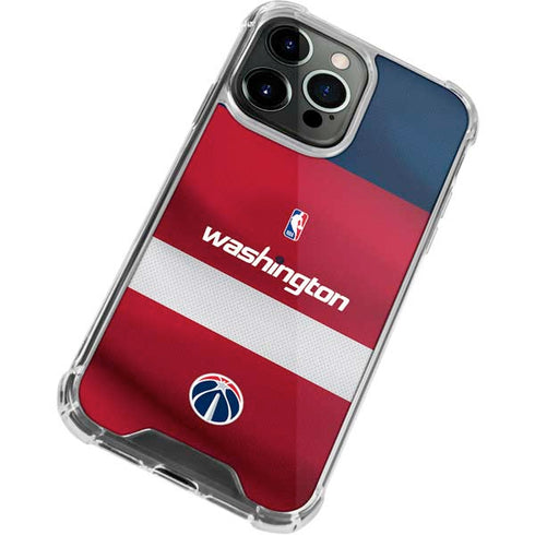 NBA Washington Wizards Jersey iPhone 14 Pro Max Clear Case