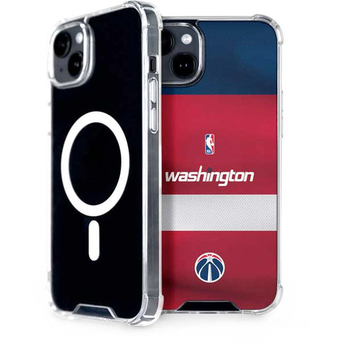 NBA Washington Wizards Jersey iPhone 15 Plus MagSafe Case