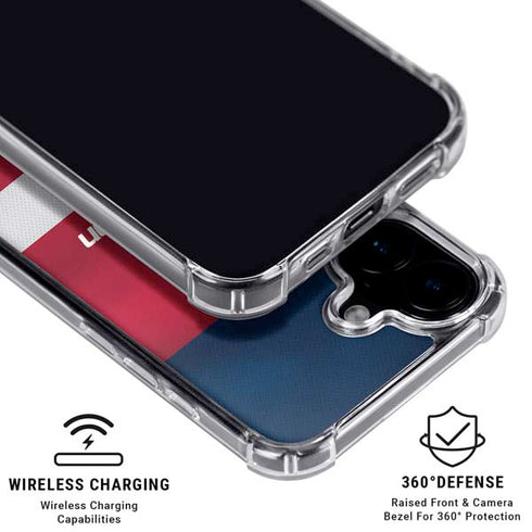 NBA Washington Wizards Jersey iPhone 16 Clear Case