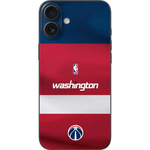 NBA Washington Wizards Jersey iPhone 16 Plus Skin