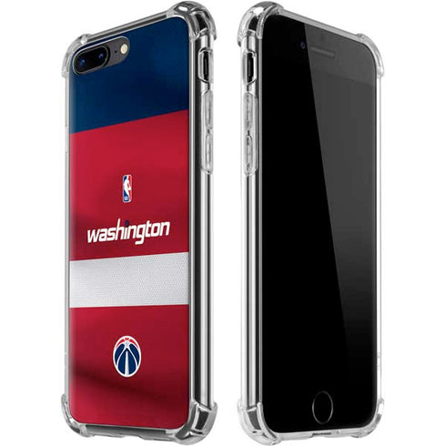 NBA Washington Wizards Jersey iPhone 7/8 Plus Clear Case
