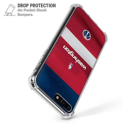 NBA Washington Wizards Jersey iPhone 7/8 Plus Clear Case