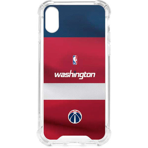 NBA Washington Wizards Jersey iPhone XS Clear Case