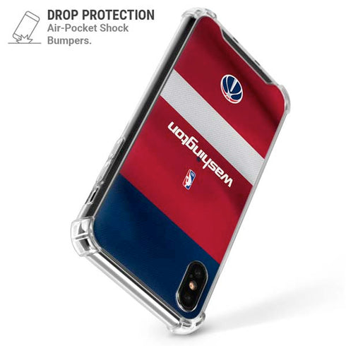 NBA Washington Wizards Jersey iPhone XS Max Clear Case