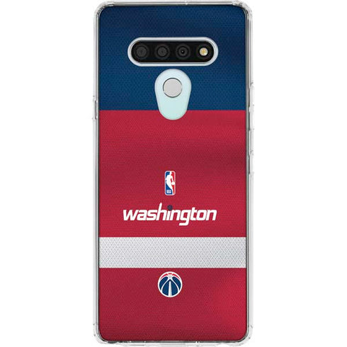NBA Washington Wizards Jersey LG Stylo 6 Clear Case