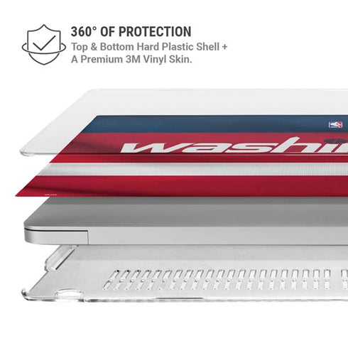 NBA Washington Wizards Jersey MacBook Pro 13in (2020) Case plus Skin