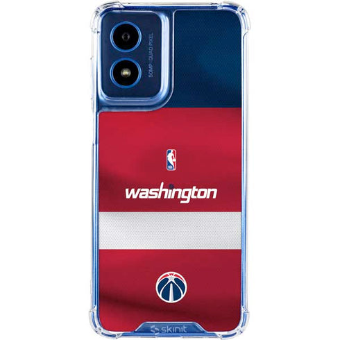 NBA Washington Wizards Jersey Moto G 5G (2024) Clear Case