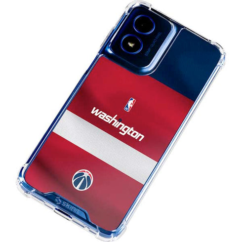 NBA Washington Wizards Jersey Moto G 5G (2024) Clear Case