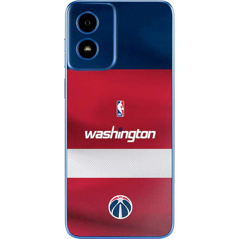 NBA Washington Wizards Jersey Moto G Play 4G (2024) Skin